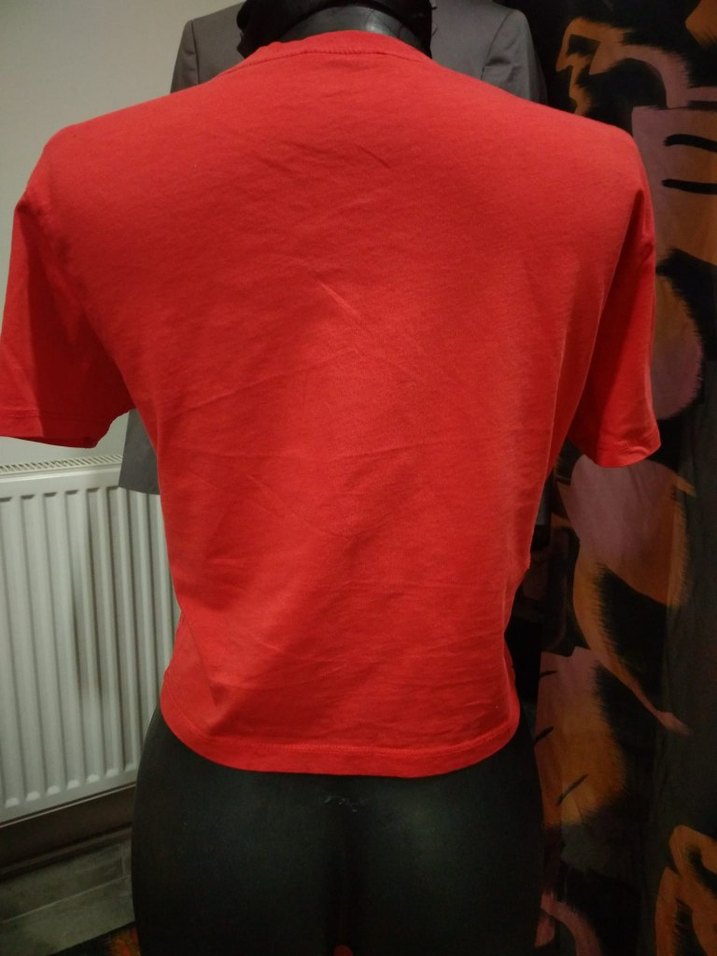 COWGİRL Kızlar İçin Kırmızı Baskılı Tişört - Görsel 5