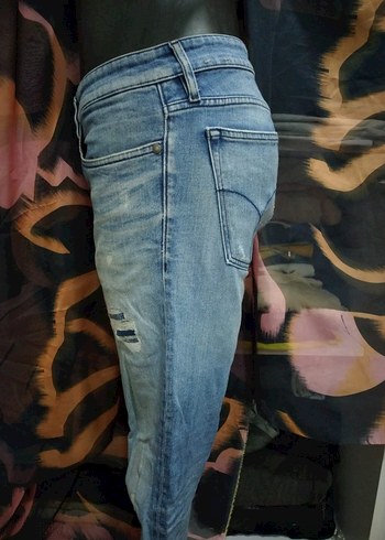 CALVİN KLEİN ORJİNAL ÜRÜN Denim Orta Boy Rahat Kesim Kot - Görsel 4