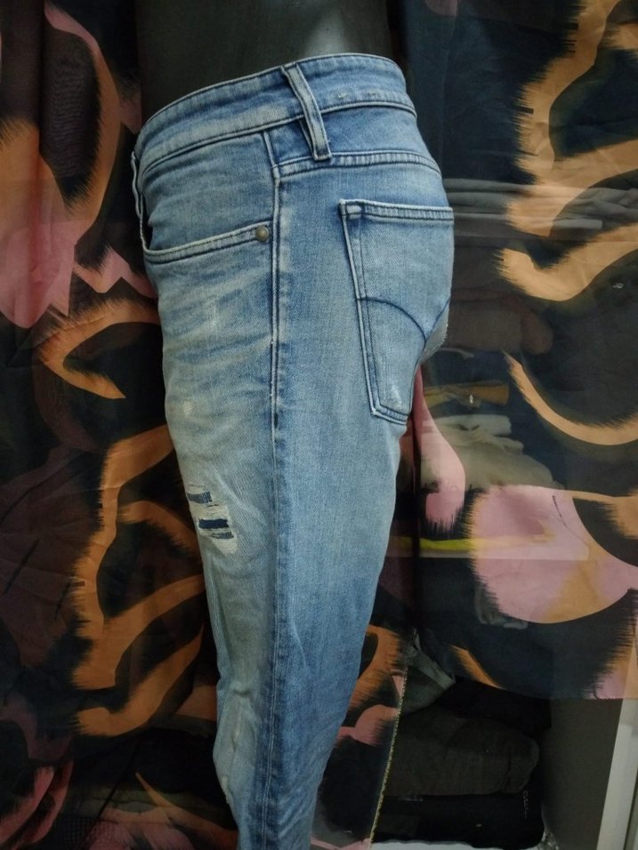 CALVİN KLEİN ORJİNAL ÜRÜN Denim Orta Boy Rahat Kesim Kot - Görsel 4