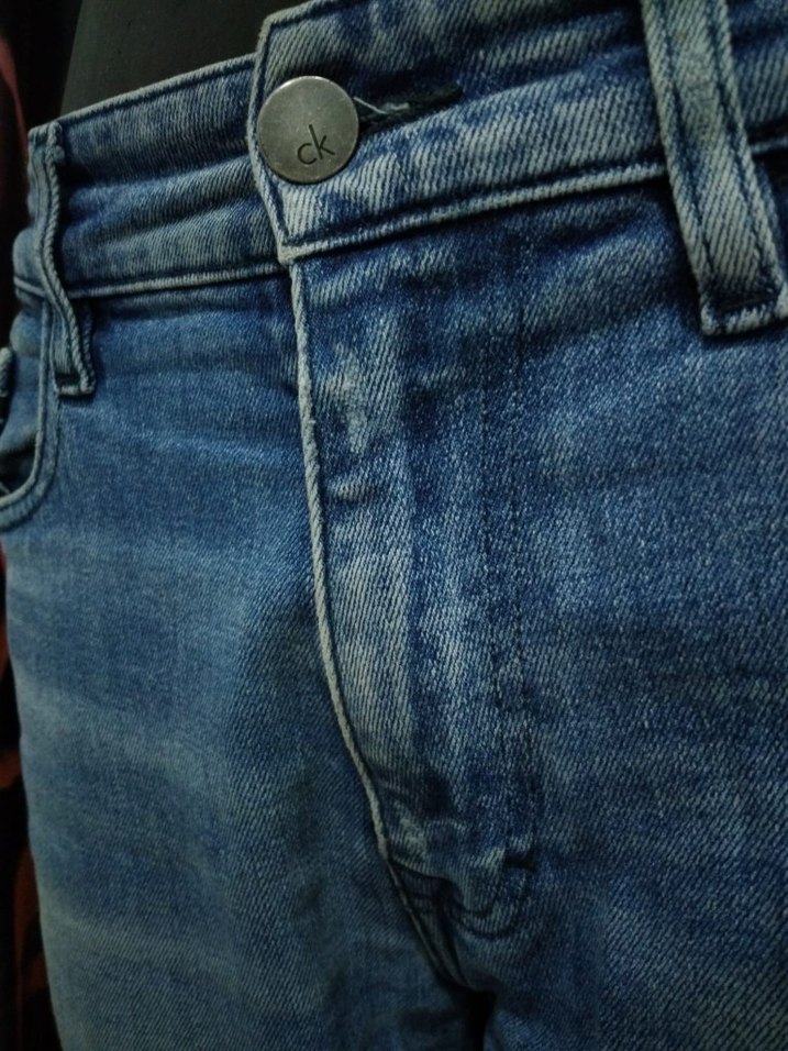 CALVİN KLEİN ORJİNAL ÜRÜN Denim Orta Boy Rahat Kesim Kot - Görsel 2