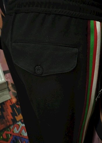 GUCCİ JAGGER Siyah Çizgili ERKEK - Görsel 9