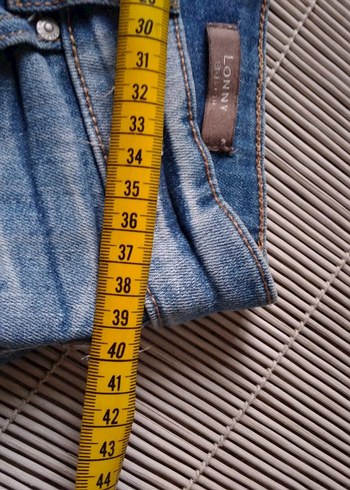 MANGO Kadın Mavi Denim Mini Şort - Görsel 4