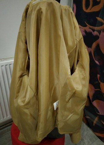 MORE&MORE Bej Kadın Ceket, Düğmeli, Ofis Şıklığı - Görsel 8