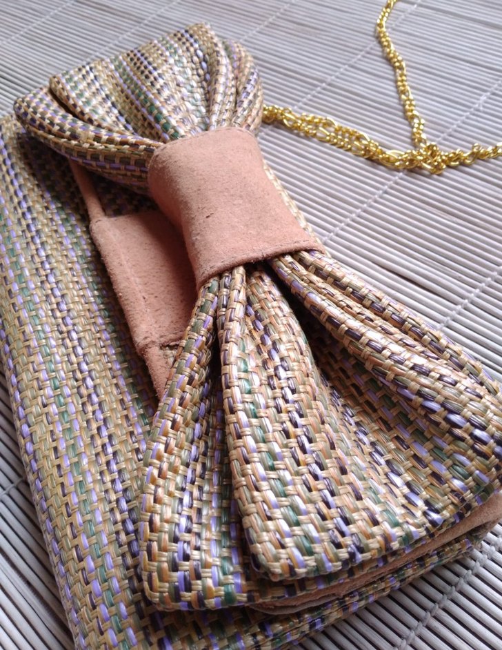 BERSHKA Fiyonk Detaylı Çok Renkli Bohem Çanta - Görsel 2