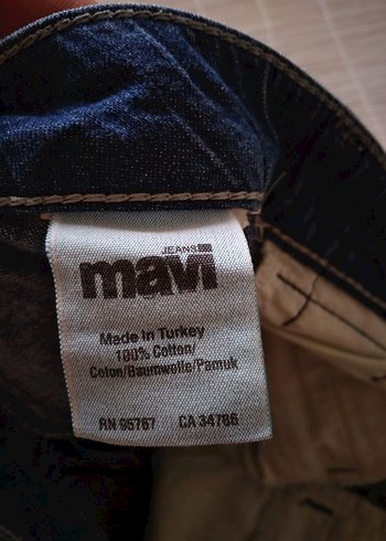 MAVİ JEANS Düğmeli Mavi Kot Şort Kadın Mini Rahat Kesim - Görsel 5