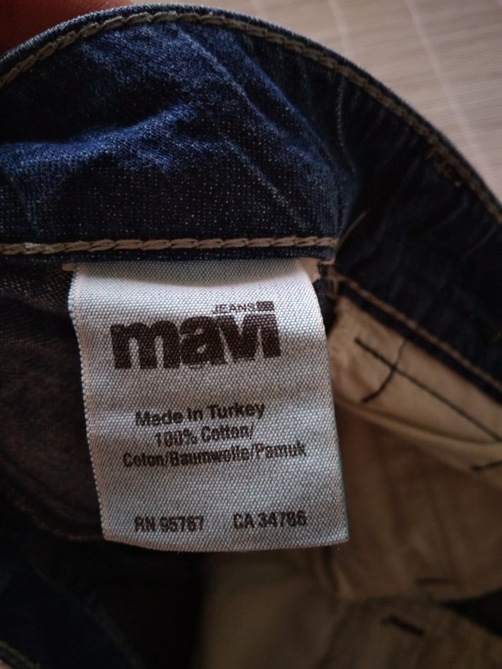 MAVİ JEANS  Düğmeli Mavi Kot Şort Kadın Mini Rahat Kesim - Görsel 5