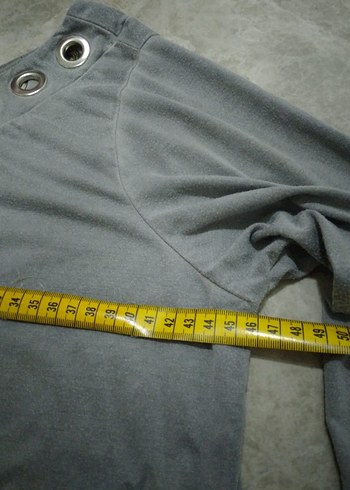 VENÜS Gri Uzun Kollu Bluz - Görsel 9