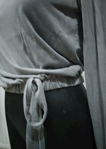 VENÜS Gri Uzun Kollu Bluz - Görsel 3