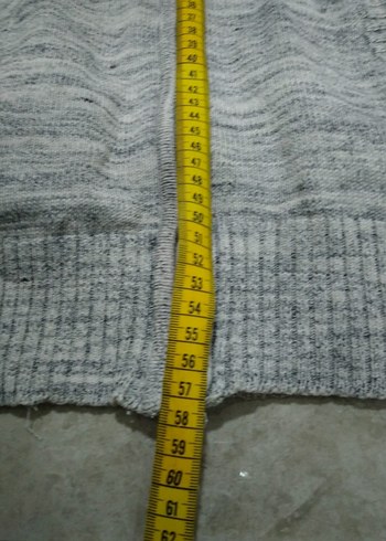 H&M L.O.G.G Gri Yüksek Yakalı Örgü Kadın Kazak - Görsel 10