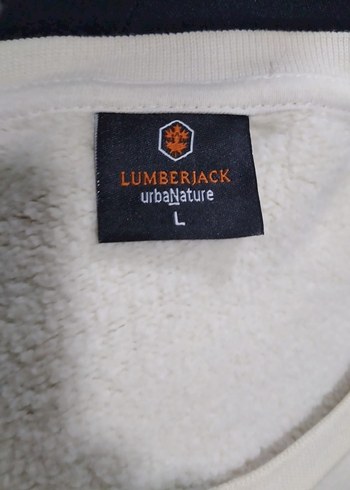 LUMBERJACK Beyaz Erkek Baskılı Sweatshirt - Görsel 6