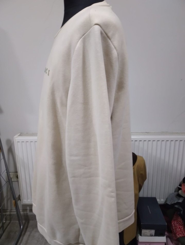 LUMBERJACK Beyaz Erkek Baskılı Sweatshirt - Görsel 4