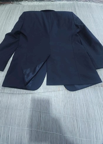 SARAR LACİVERT ÇOCUK SMOKİN Takım Elbise ve Beyaz Gömlek - Görsel 3