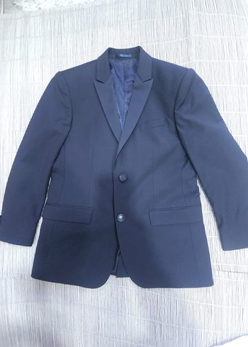 SARAR LACİVERT ÇOCUK SMOKİN Takım Elbise ve Beyaz Gömlek - Görsel 2