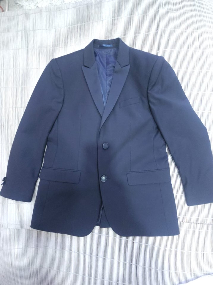 SARAR LACİVERT ÇOCUK SMOKİN Takım Elbise ve Beyaz Gömlek - Görsel 2