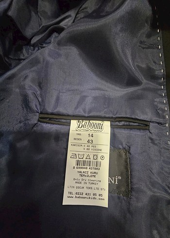 PAPŞİN MEZUNİYET SMOKİN TAKIM ELBİSE ve RUGAN AYAKKABI TAMAMI - Görsel 9