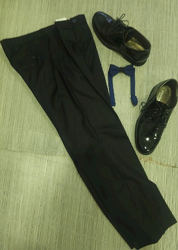 PAPŞİN MEZUNİYET SMOKİN TAKIM ELBİSE ve RUGAN AYAKKABI TAMAMI - Görsel 4