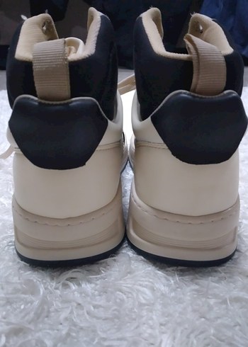 ELLE SIFIR Beyaz Bağcıklı Kadın Spor Ayakkabı - Görsel 4