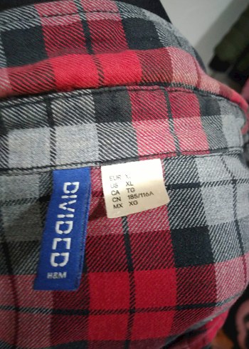 H&M DİVİDED Ekose Uzun Kollu Erkek Gömlek - Görsel 5