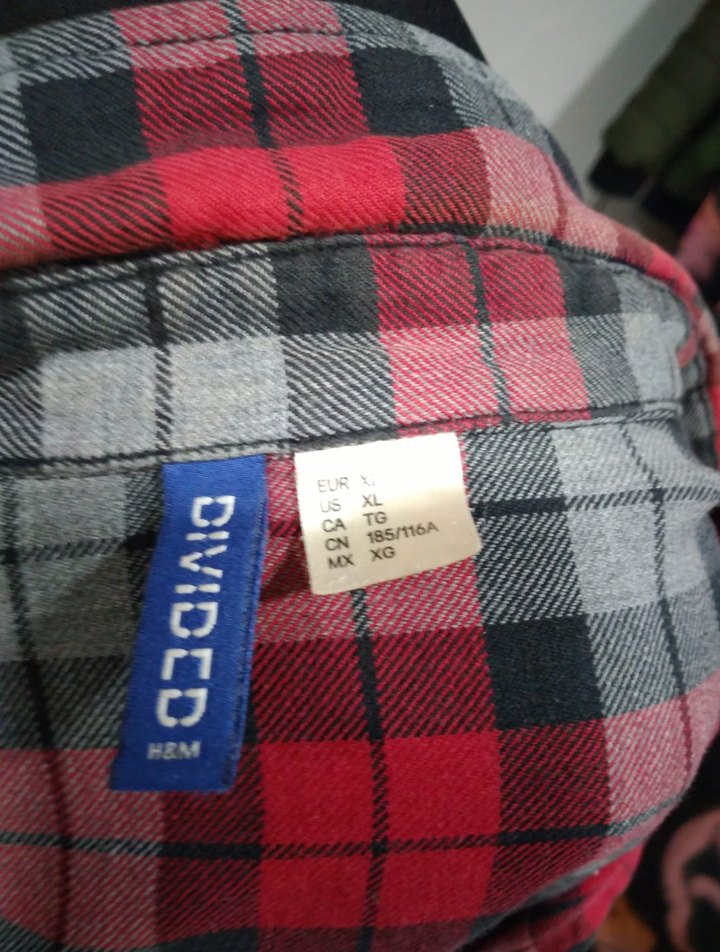 H&M DİVİDED Ekose Uzun Kollu Erkek Gömlek - Görsel 5