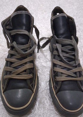 CONVERSE Gri Bağcıklı Kadın Sneakers - Görsel 2