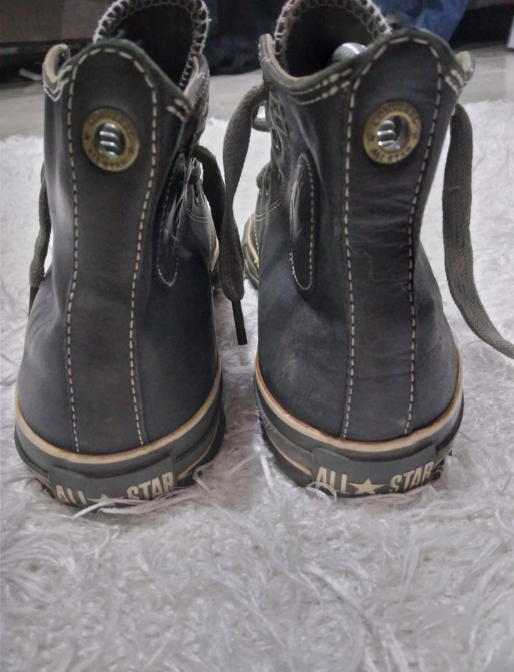 CONVERSE Gri Bağcıklı Kadın Sneakers - Görsel 5