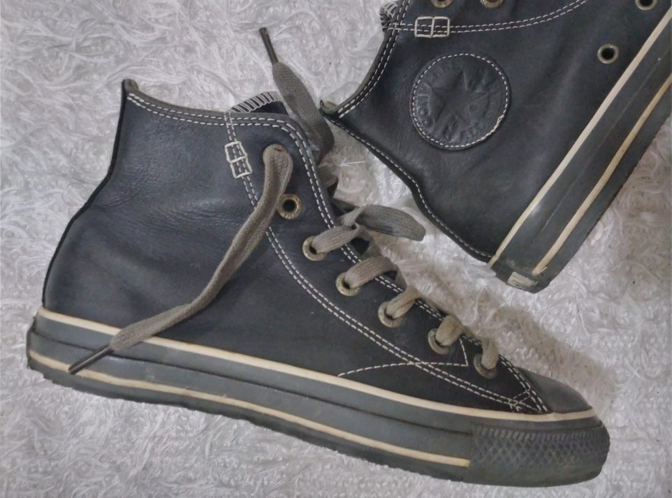 CONVERSE Gri Bağcıklı Kadın Sneakers - Görsel 3