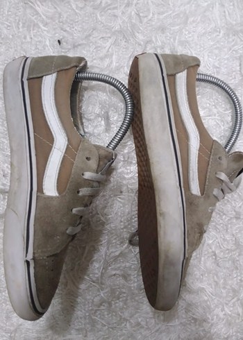 Bej Süet Vans Sneakers - Görsel 5