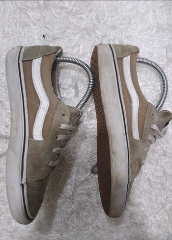 Bej Süet Vans Sneakers - Görsel 3