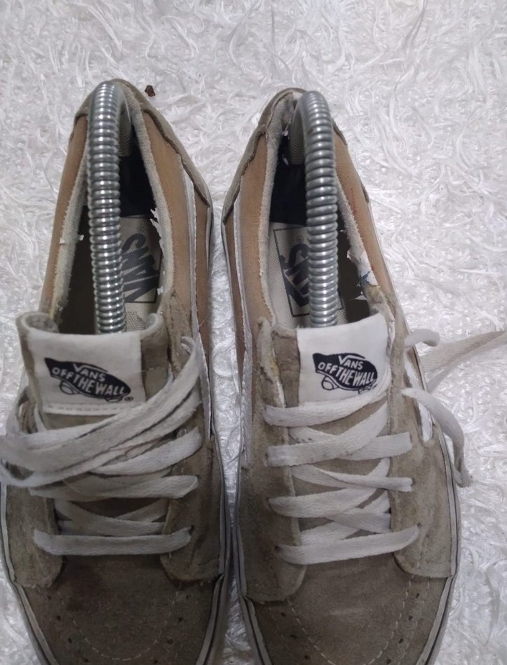 Bej Süet Vans Sneakers - Görsel 4