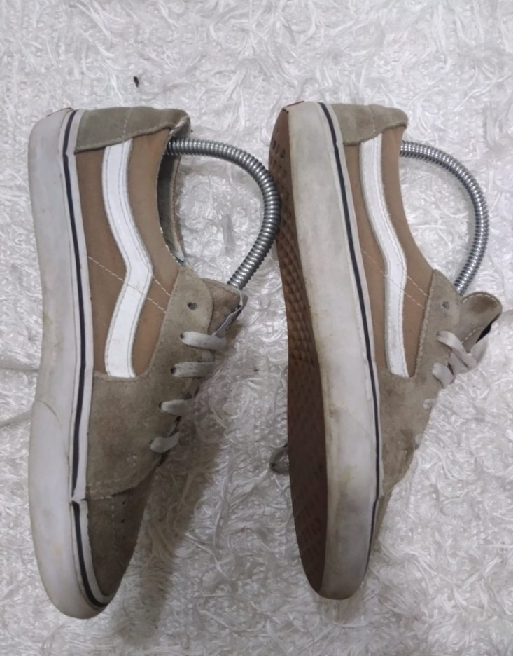 Bej Süet Vans Sneakers - Görsel 5