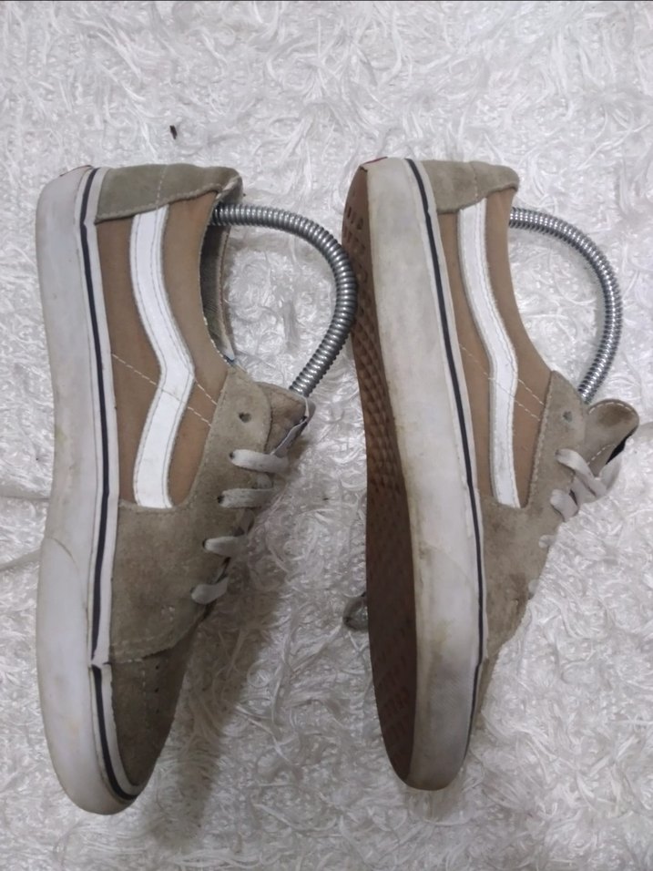 Bej Süet Vans Sneakers - Görsel 3