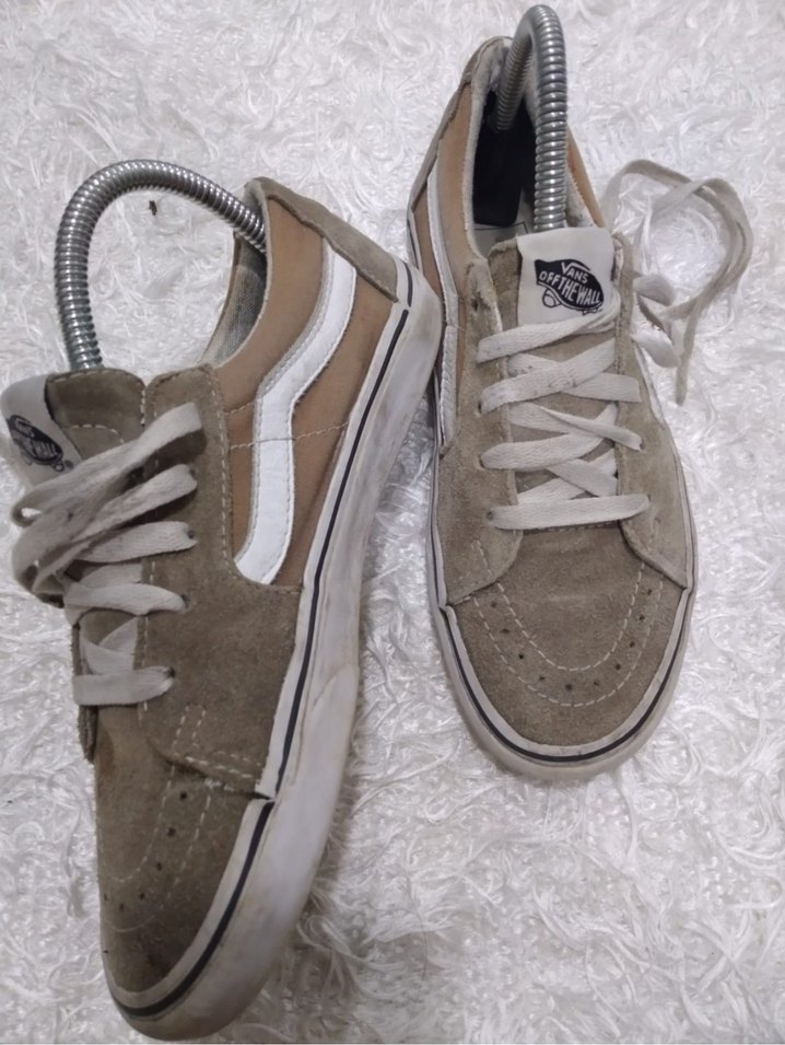 Bej Süet Vans Sneakers - Görsel 2