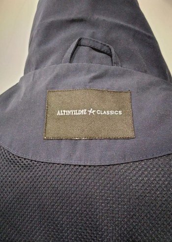 ALTINYILDIZ CLASSİCS Düğmeli Lacivert Erkek Kaban - Görsel 6