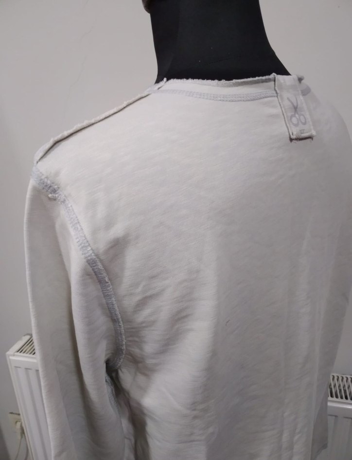 Gri Erkek Uzun Kollu Baskılı Sweatshirt - Görsel 3