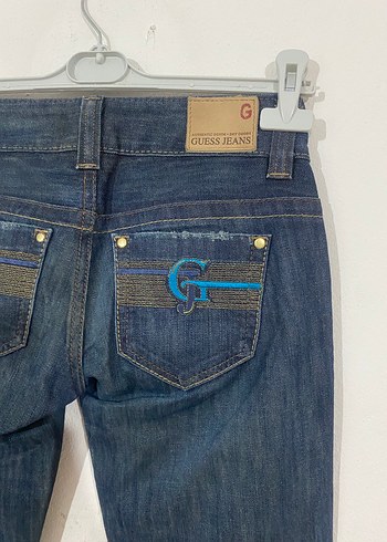 Guess Koyu Mavi Denim Jean
