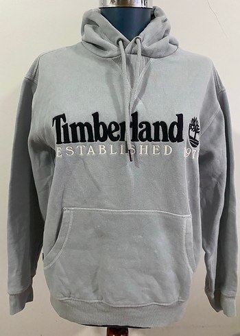 Timberland Gri Kapusonlu Sweatshirt