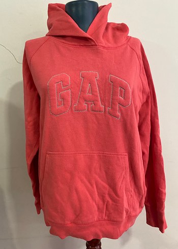 Gap Canli Mercan Gap Kapusonlu Sweatshirt