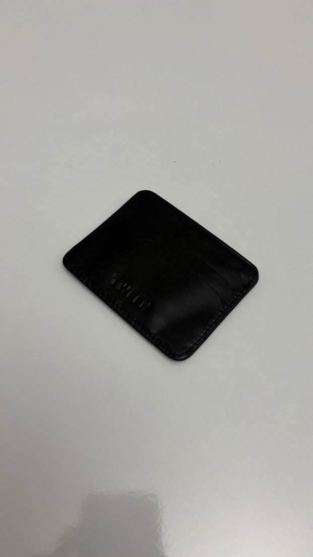 Damat Siyah Deri Kartlık Cüzdan - Görsel 3