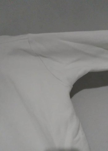 Kadın Beyaz Kapüşonlu Sweatshirt - Görsel 3