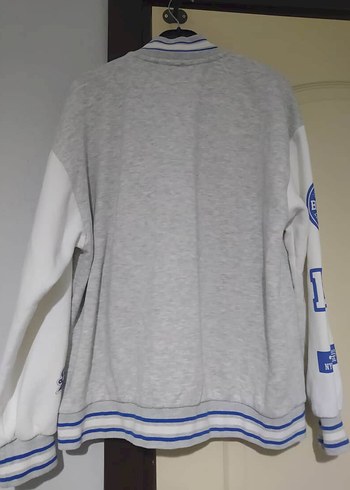 Erkek Gri Düğmeli Rahat Kesim Ceket - Görsel 2