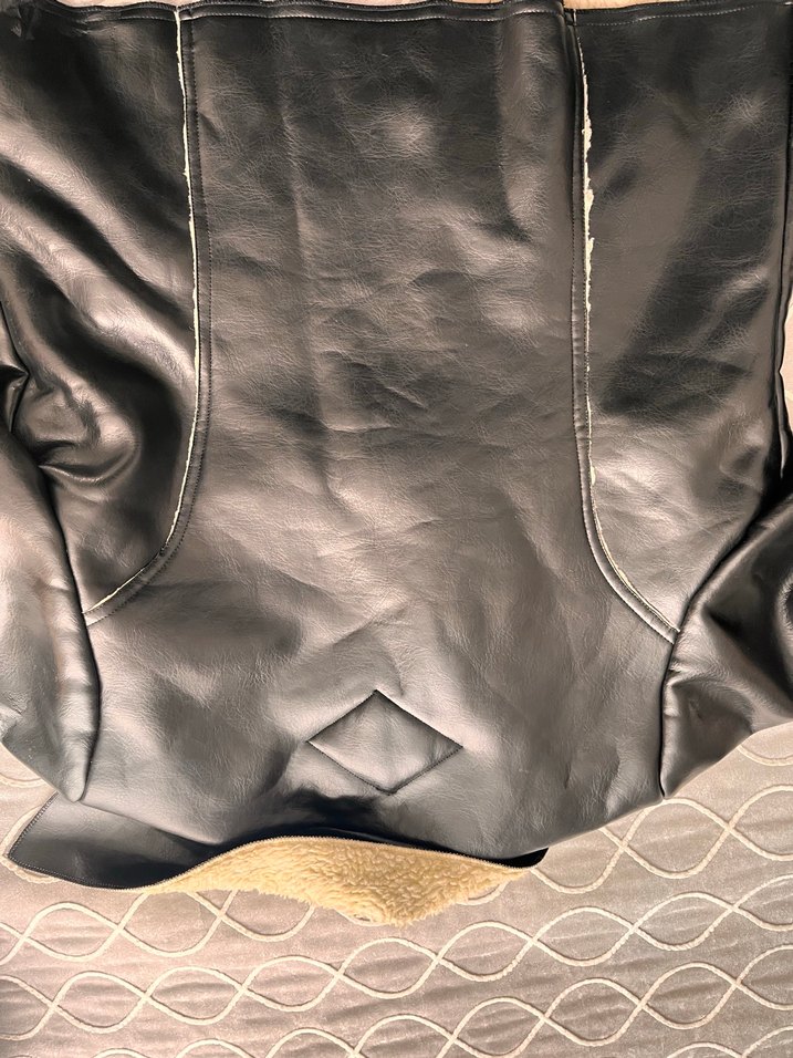 Düğmeli Kürk Yaka Gri Kahverengi Köpek Aksesuarı - Görsel 2