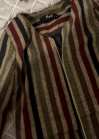 Kaşe uzun kaban - Görsel 2