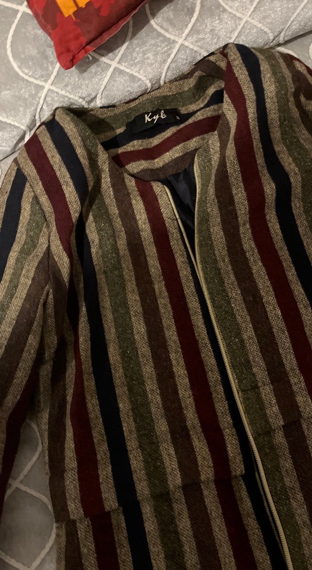 Kaşe uzun kaban - Görsel 2