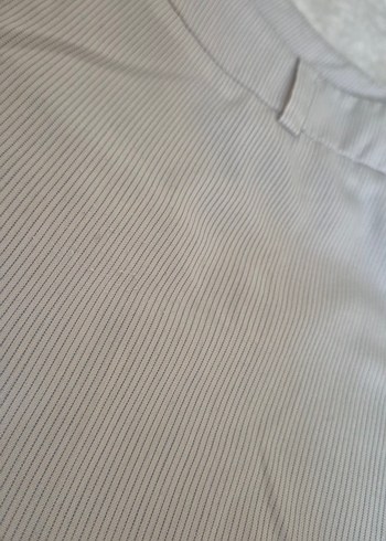 Beyaz Midi Kadın Kumaş Pantolon - Görsel 5