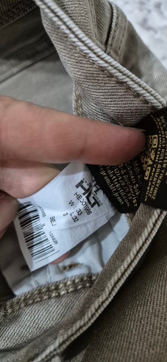 bej erkek jean - Görsel 3