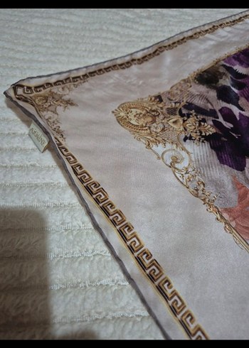 Mor Parıltılı Armine İpek Eşarp - Görsel 5