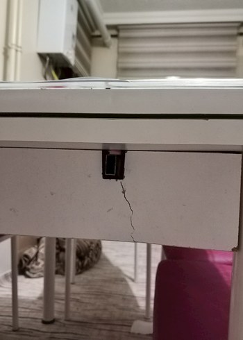 Pembe Baskılı yemek masas - Görsel 3