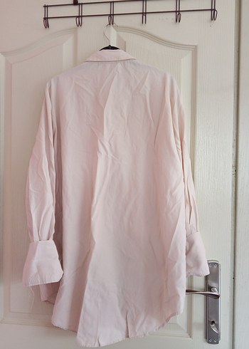 Bej Kadın Keten Gömlek - Görsel 3