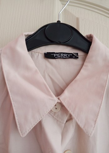 Bej Kadın Keten Gömlek - Görsel 2