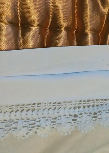 Bej Nakışlı Parlak Yorgan - Görsel 8